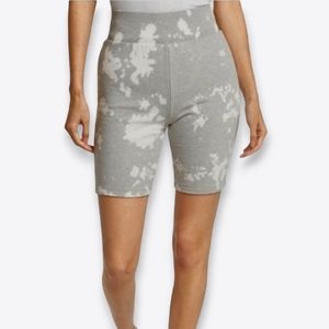 Frame Women Vintage Tie Dye Bike Shorts Size Medium in Gray Heather Multi